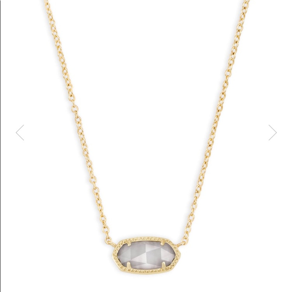 Kendra Scott Elisa Necklace in Slate and Gold